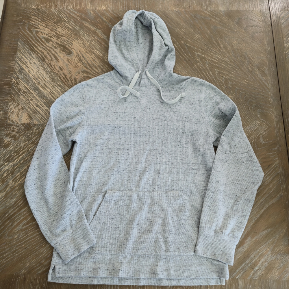 George Men’s Heather Gray Pullover Hoodie Sweatshirt Size S